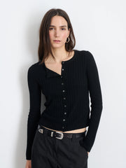Kristin Ribbed Cardigan