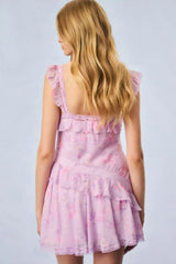 Serima Heirloom Print Mini Dress