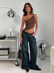 Hocus Pocus Low Rise Wide Leg Jean Dark Wash