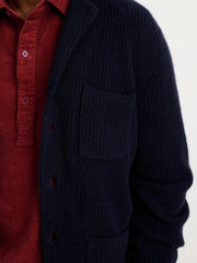 Mitchell Cardigan in Washed Cashmere