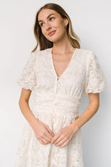 Edwina Lace Dress | Vintage Cream