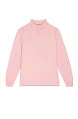The Cotton Cashmere Roll Neck Sweater
