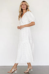 Jackie Eyelet Maxi Dress | Off White