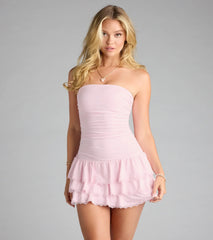 More To Come Tube Skater Dress