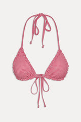 Nick Skimpy Triangle Bikini Top - Ladybug Gingham