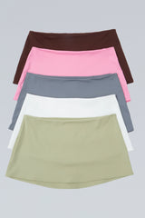 Micro Mini Stretch Skirt. 5-pack
