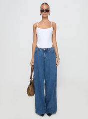 All Tied Up Bodysuit White Tall