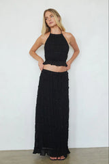 Kehlani Ruched Halter Top