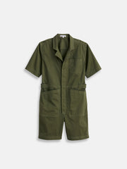 Standard Short Jumpsuit in Cotton Twill