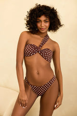 Frankie Asymmetrical  Bandeau Bikini Top