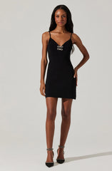 Alair Bow Sweater Mini Dress