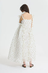 ALGA | DRESS KADO FIL-COUP… WHITE/OLIVE