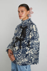 ingrid borg jacket - vase print