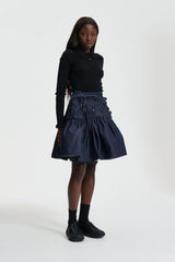 OPRAH | SKIRT VINCA APPLIQU… DENIM INDIGO
