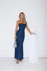 Bridge To Wonderland Maxi Dress Navy