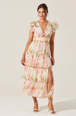 Emporia Floral Tiered Maxi Dress