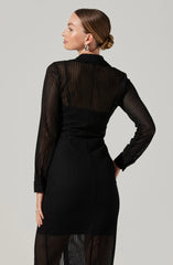 Tawna Open Stitch Midi Dress