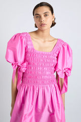lauren mini dress- pink taffeta