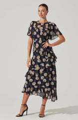Floramae Floral Midi Dress