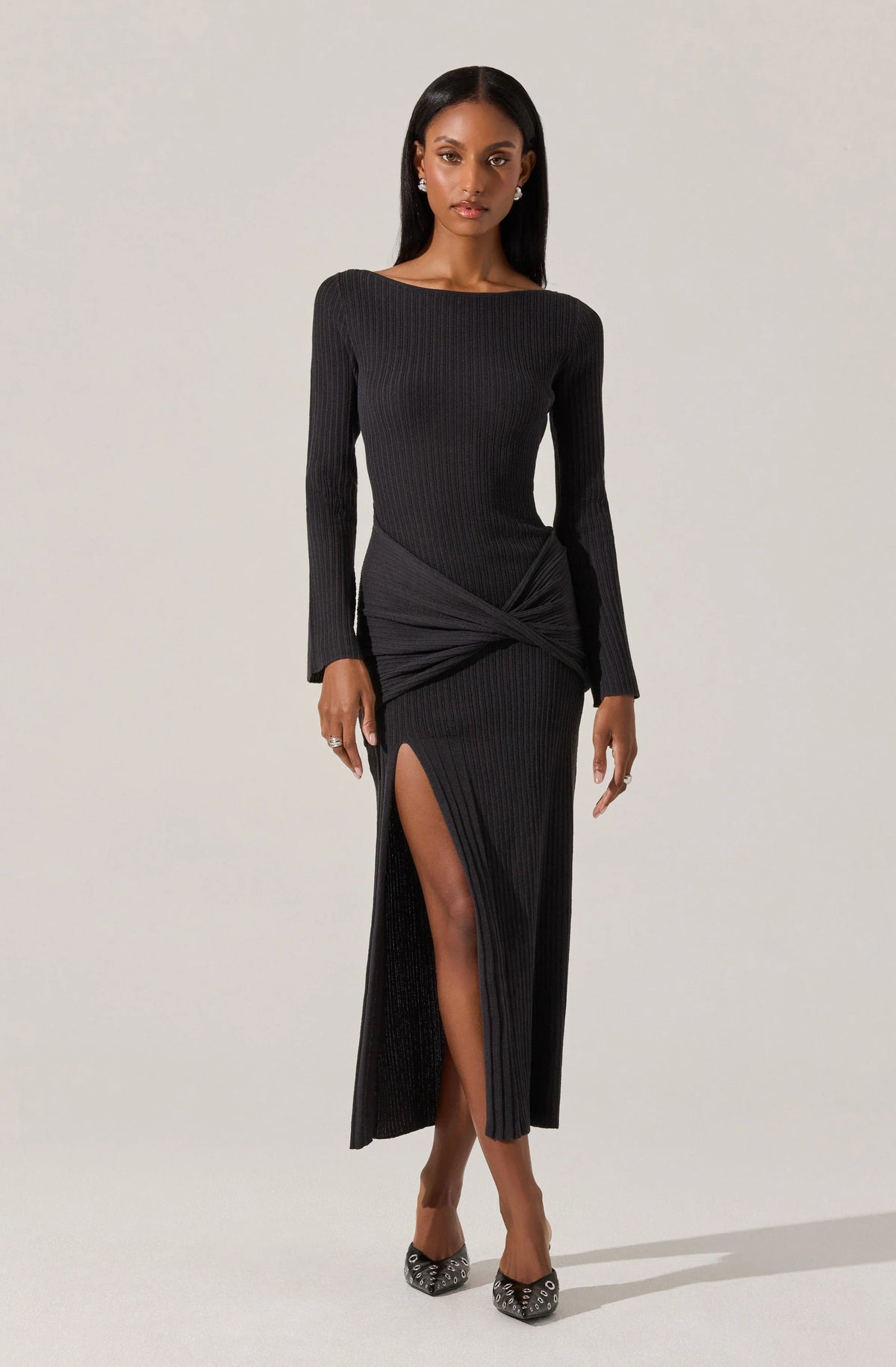 Arwyn Ribbed Layered Sweater Dress