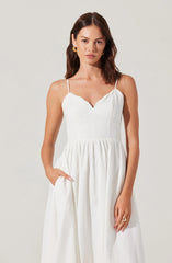 Kaidi Embroidered Midi Dress