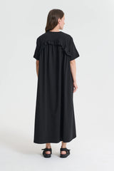 ALAINE | DRESS JERSEY | BLACK