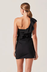 Camilla Ruffle One Shoulder Dress