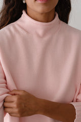 The Cotton Cashmere Roll Neck Sweater