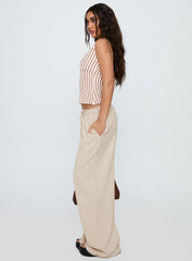 Seascape Oversize Tie Pants Natural