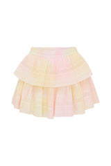 Ruffle Mini Tie-Dye Skirt