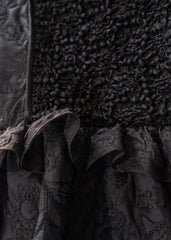 RUTH | PATCH. DRESS ENCORE PATCHWORK | BLACK