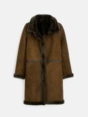 Owen Barry x Alex Mill Shearling Dorset Coat