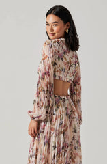 Revery Floral Long Sleeve Maxi Dress