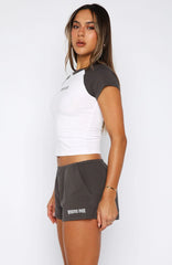 Social Season Relaxed Shorts Charcoal