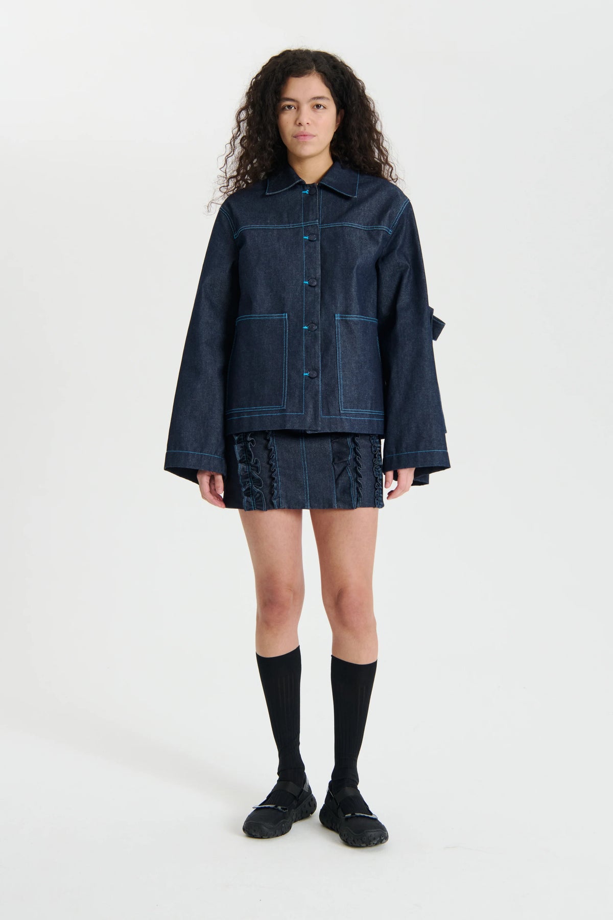 VIVECA | JACKET DENIM INDIGO