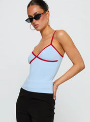 Tiera Top Blue / Red
