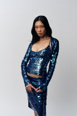 Paillette Midi Skirt