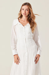 Diell Pleated Midi Dress