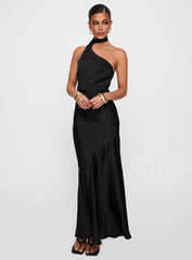 Elixaire Scarf Maxi Dress Black
