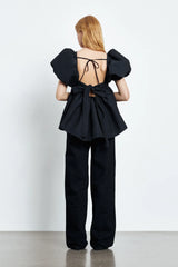 ALMA | TOP STRIA MATELASS… BLACK