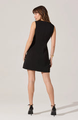 Nixie Tailored Split Skirt Dress