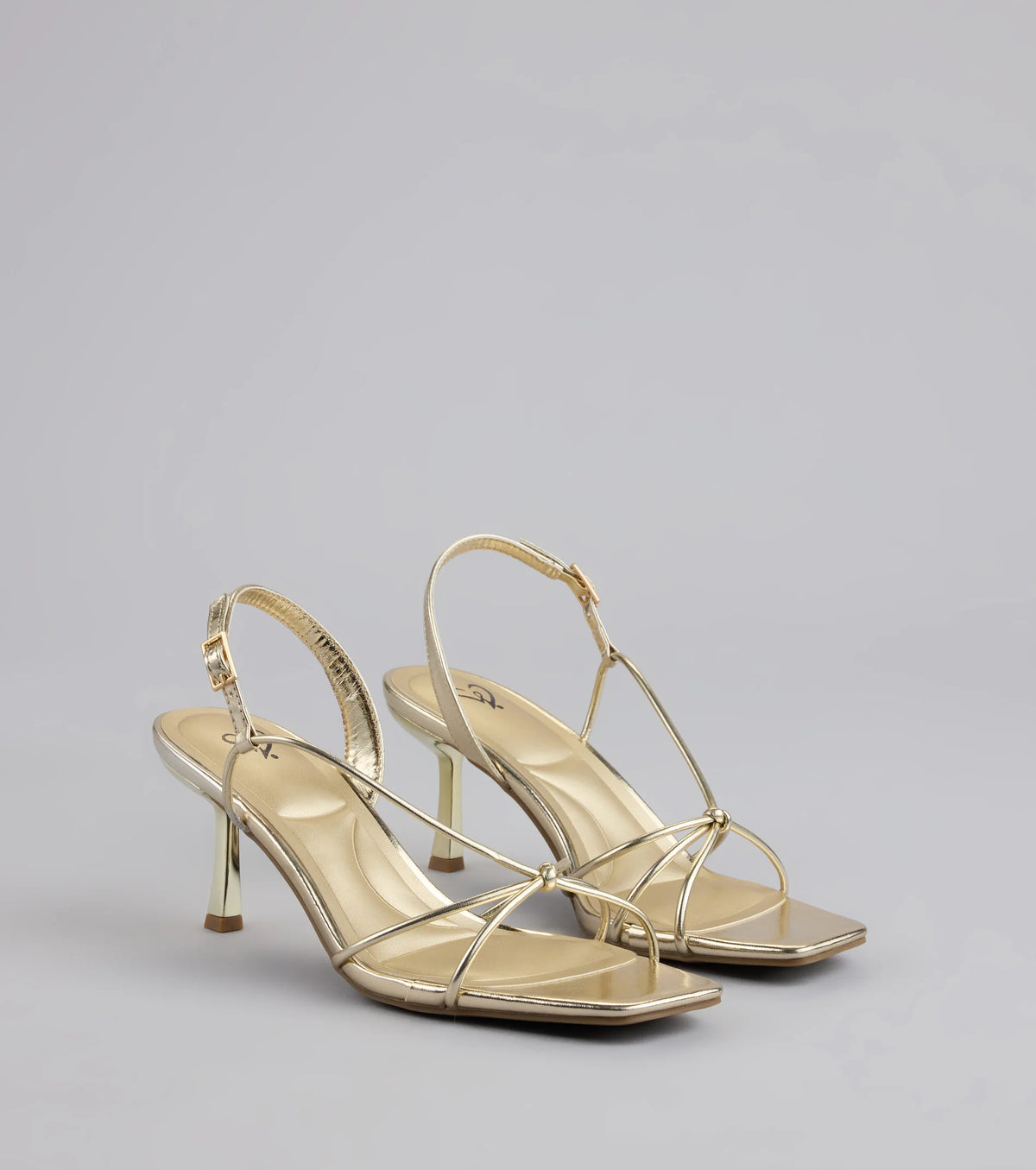 Delicately Dangerous Strappy Slingback Heels