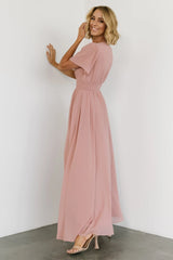 Birdie Maxi Dress | Blush