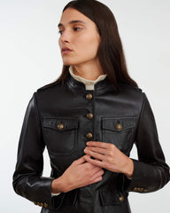 GERALDINE LEATHER JACKET
