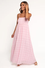 Alyah Maxi Dress - Pale Pink