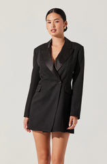 Tuxedo Blazer Mini Dress