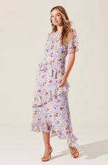 Floramae Floral Ruffle Dress