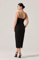 Allura Peekaboo Lace Midi Dress