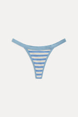 Cole Striped Bikini Bottom - Ashbury Stripe