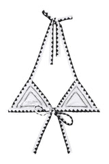 The Catch Triangle Top (Blanc/Noir)